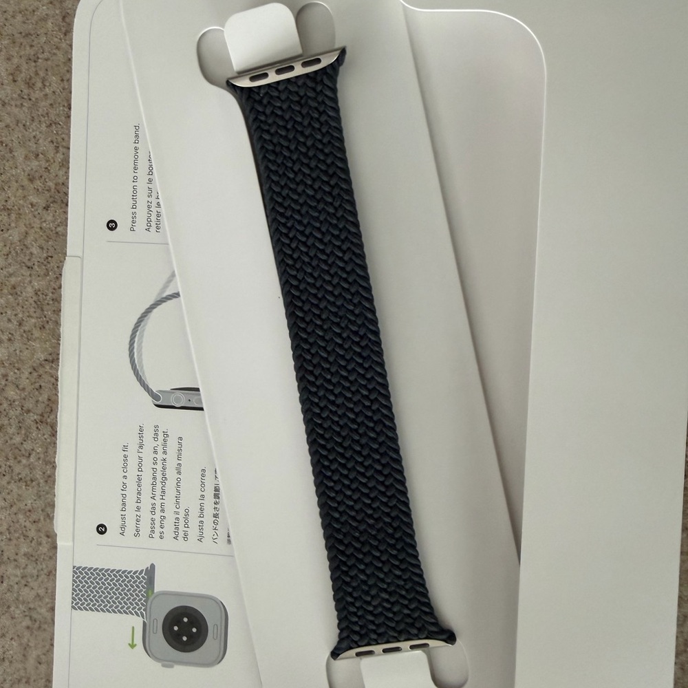 Apple Braided Solo Loop - Black